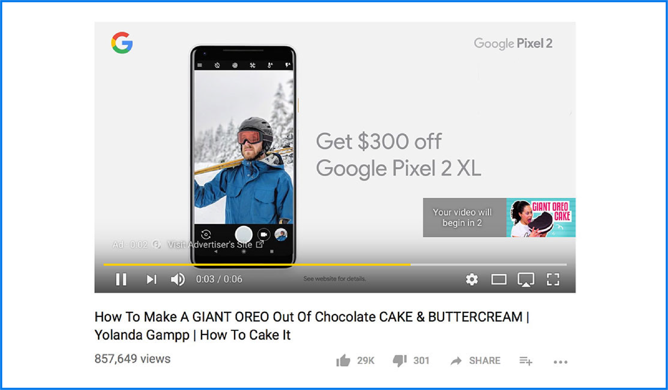 Youtube Bumper ads 6s